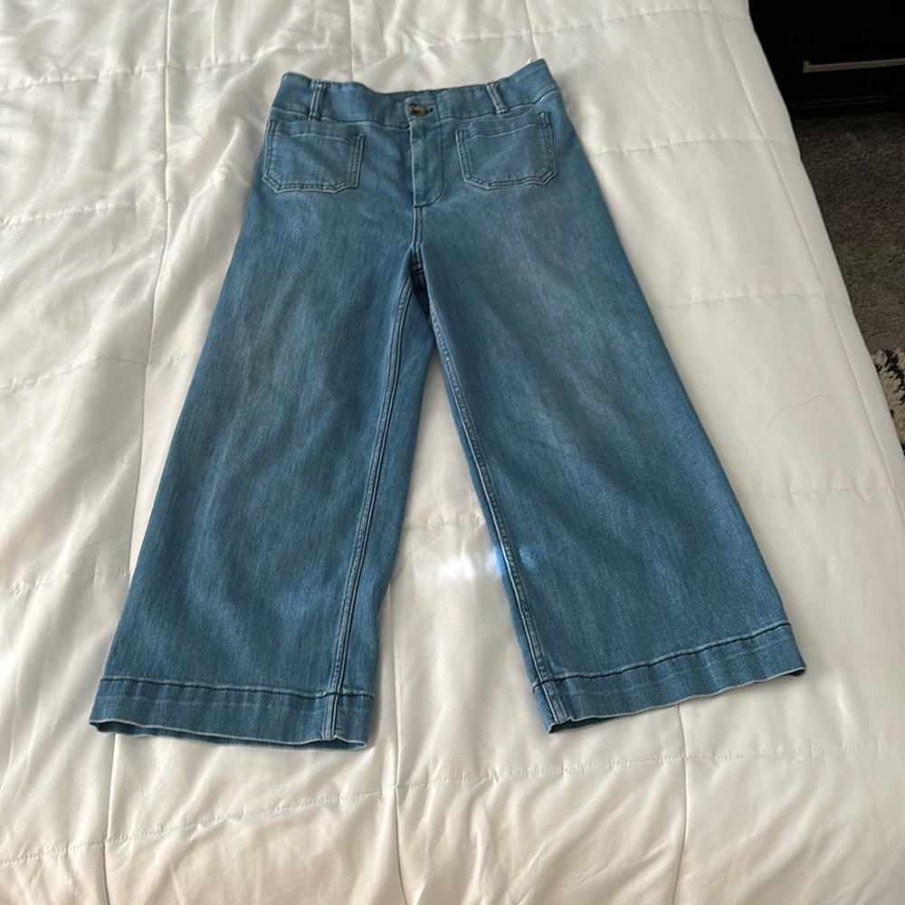 Anthropologie cropped wide leg size 30 petite